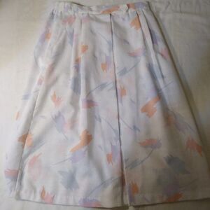 Vintage 80s TR Bentley Paint Stroke Pattern Skirt